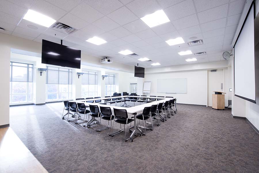 Photo of the Danforth Conference Room with a view from the corner